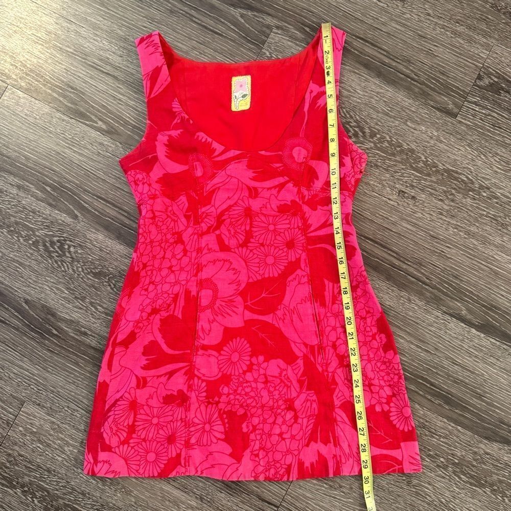 Free People Vintage Linen Blend Mini Dress - Picture 5 of 7